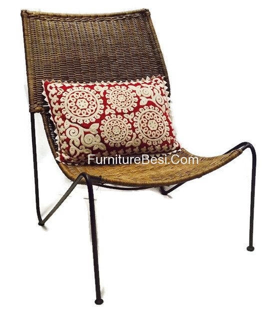 Nice iron chair rattan for hotel