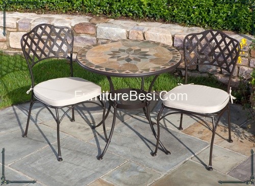 mosaic patio table set furniture