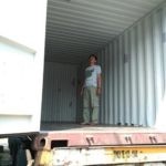 The process of checking the box container suitable to be used or not