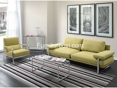 Stainless Steel Living Room Set